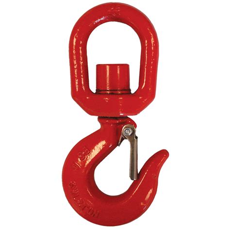 weighted swivel lifting hook